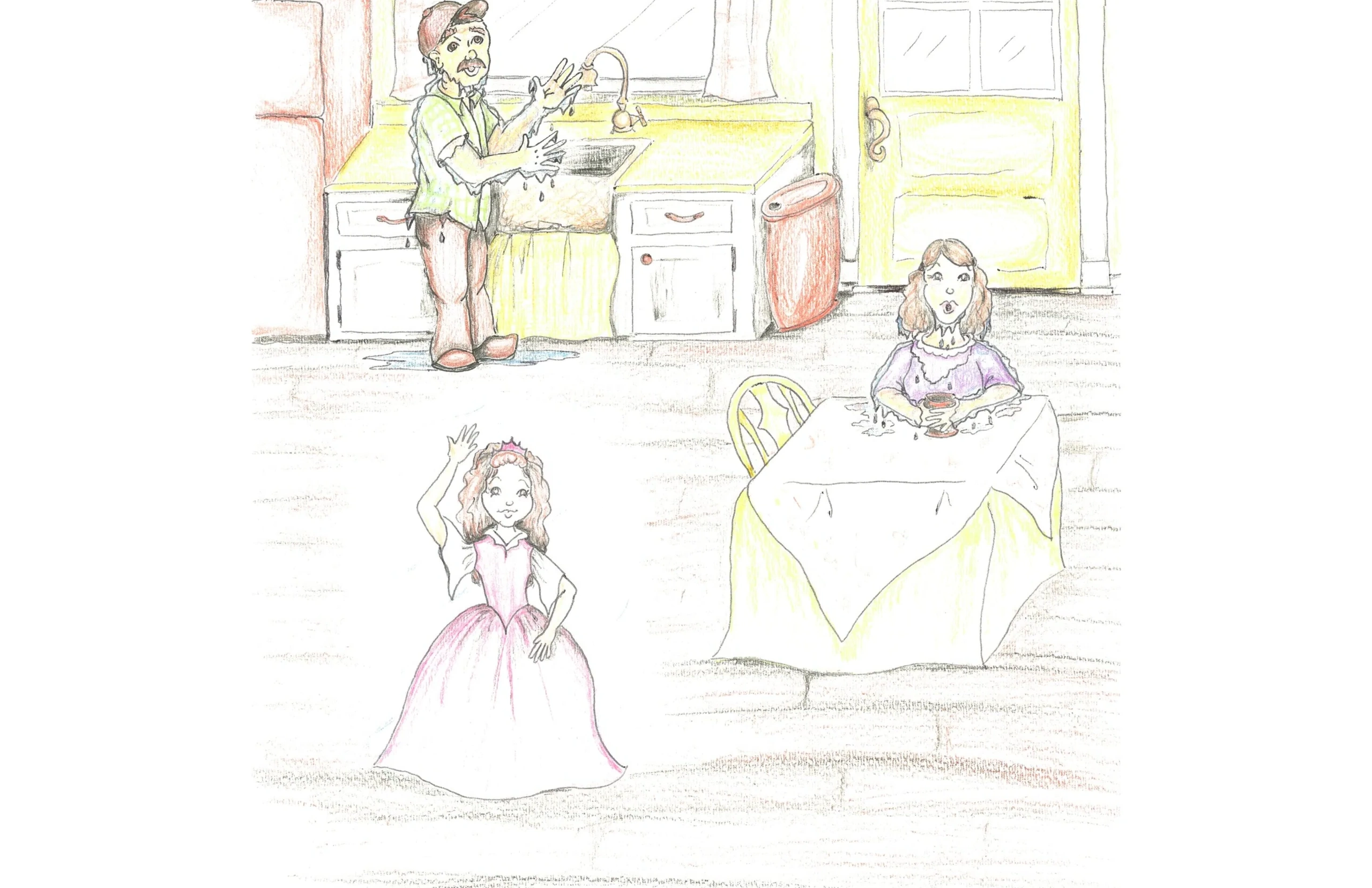 Whimsical illustration from the book